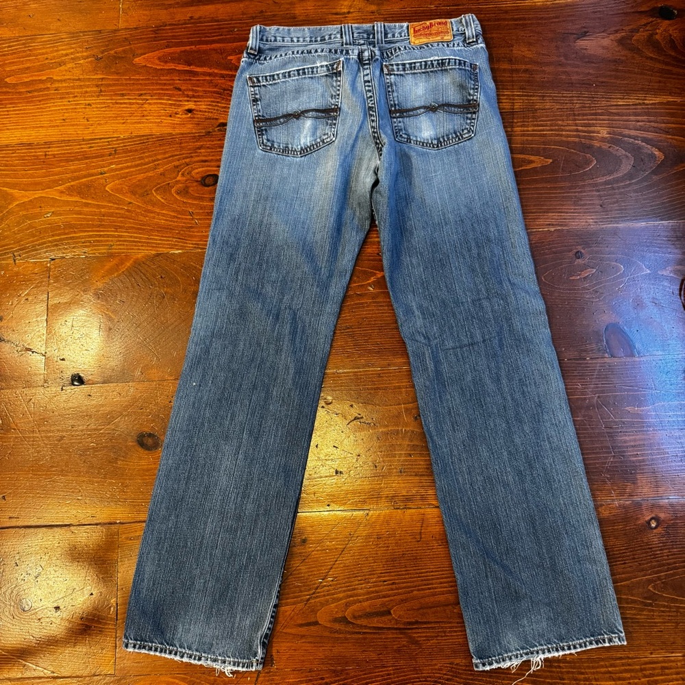 Vintage Mens Lucky Brand Dungarees-Virtue Vintage Straight. 32x33 (long inseam) - Picture 11 of 12